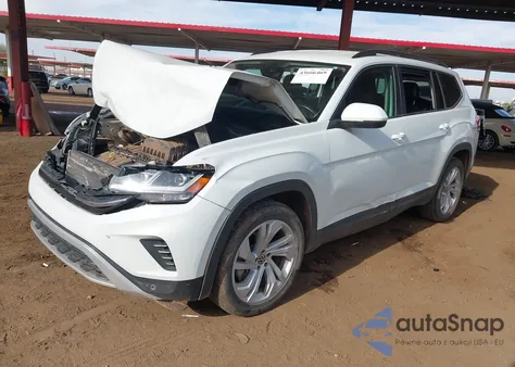 2021 Volkswagen Atlas 3.6L V6 Se W/Technology from USA, damaged, VIN 1V2WR2CA2MC544907